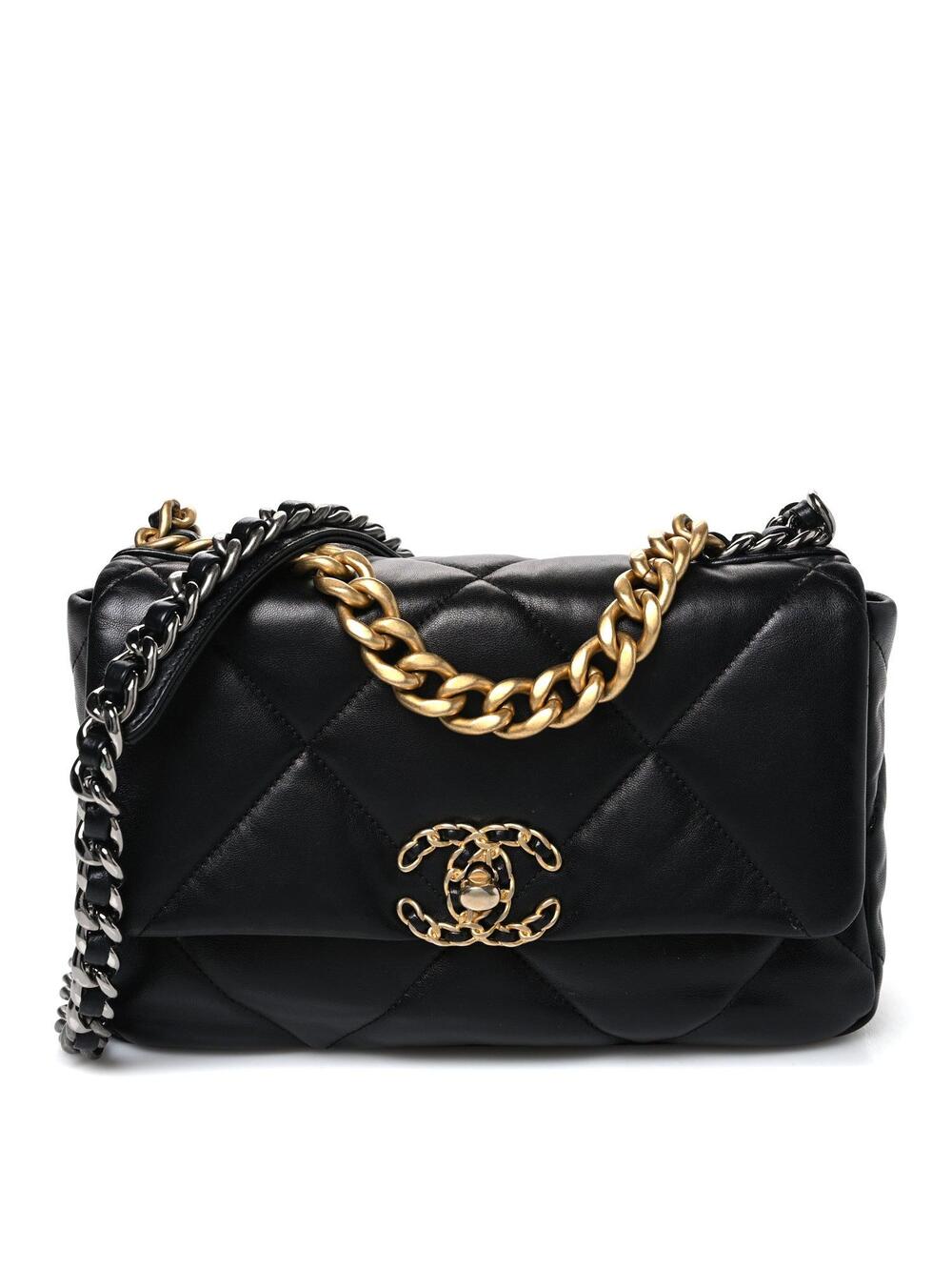 Lambskin Quilted Medium Chanel 19 Flap #362106C39B